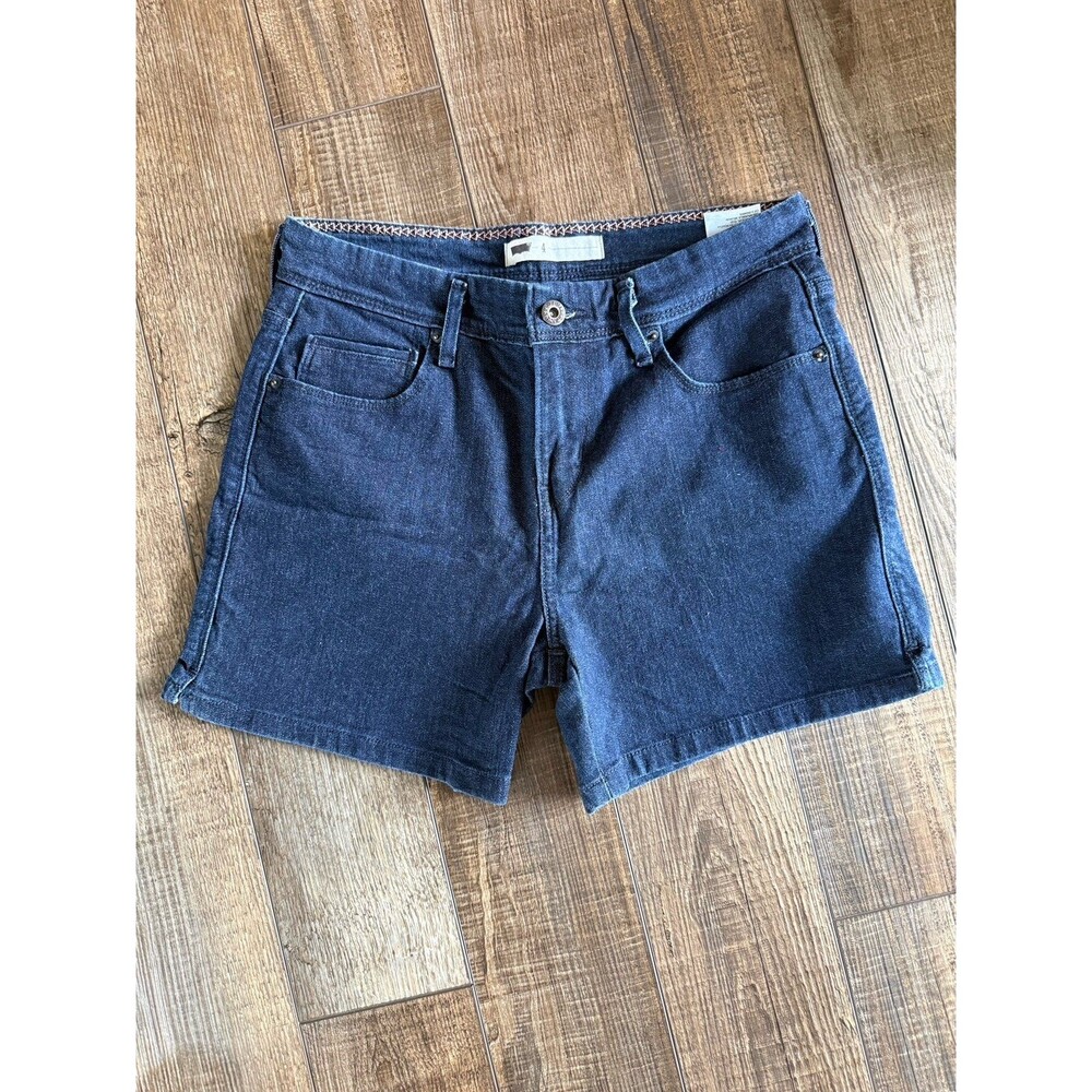 Levi’s Midrise Stretchy Shorts Sz. 4 Dark Blue